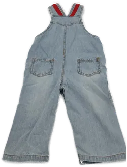 Teeny Weeny Kinder Jeans Latzhose blau Gr. 84 cm (12 Monate) - Bild 4