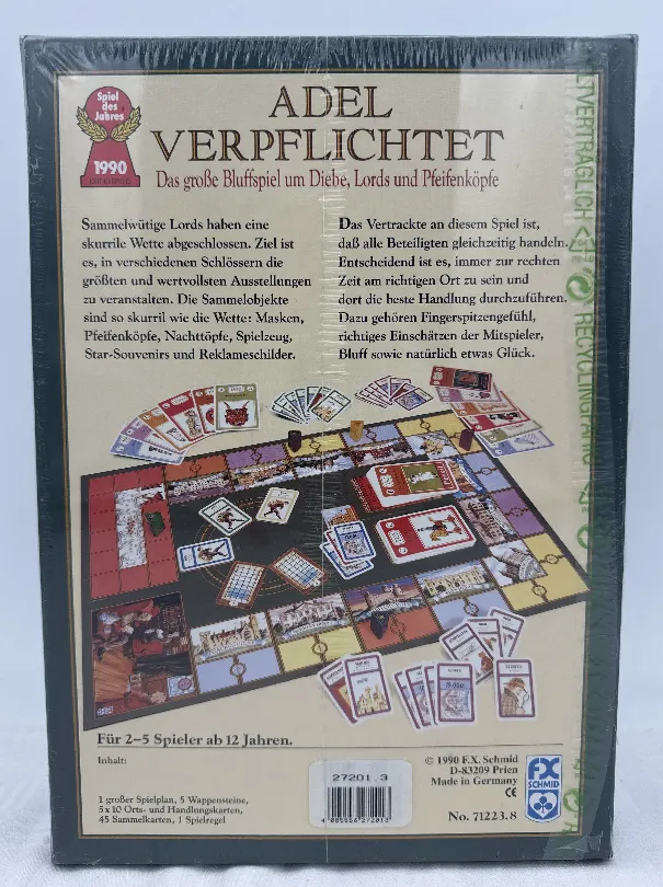 F.X. Schmid - Adel Verpflichtet - Klaus Teuber - 1990 – Bild 2