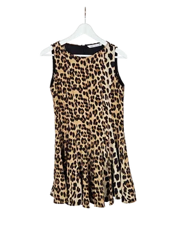 ZARA Damen Animal-Print Minikleid, braun - Gr. L – Vorschau 2