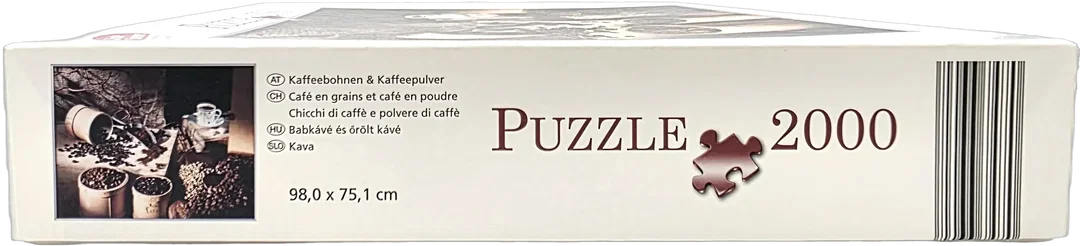 Ravensburger 2000-Teile-Puzzle Kaffeemotiv mit Bohnen und Tassen – Bild 6