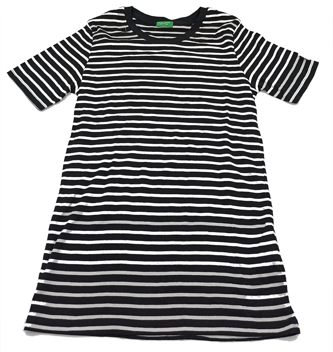 United Colors of Benetton Kindershirt schwarz/weiß Gr. S/CH - Bild 1