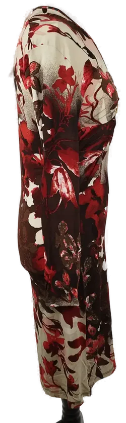 Roberto Cavalli Midikleid mit Schlangenschmuck - L, 94% Viskose, 6% Elasthan - Bild 2