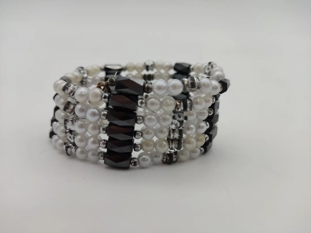 Armband Kombination 2-Teilig - Perlenarmband Gr.100 cm – Bild 3