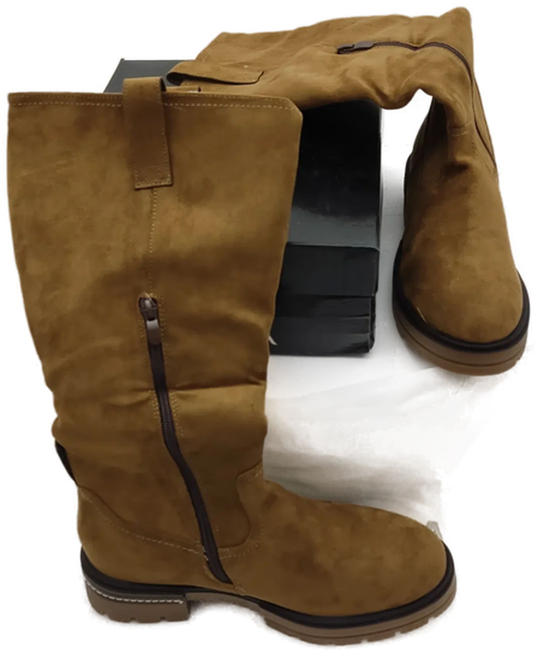 Aligia Damenstiefel Braun Wildleder | Zeitloser Klassiker – Bild 5