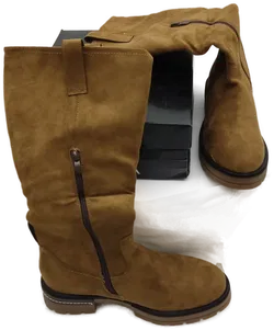 Aligia Damenstiefel Braun Wildleder | Zeitloser Klassiker - Bild 5