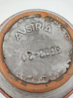 Bunte Mid-Century Keramikvase  - Bild 4