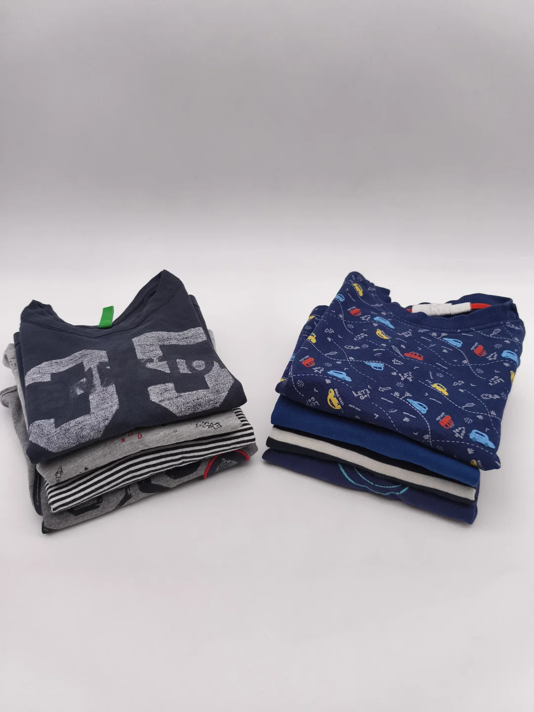 8er Set Langarm Shirts, Junge, Gr. 86/92 – Bild 2