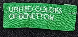 United Colors of Benetton Kindertop schwarz Gr. L/G  – Vorschau 3