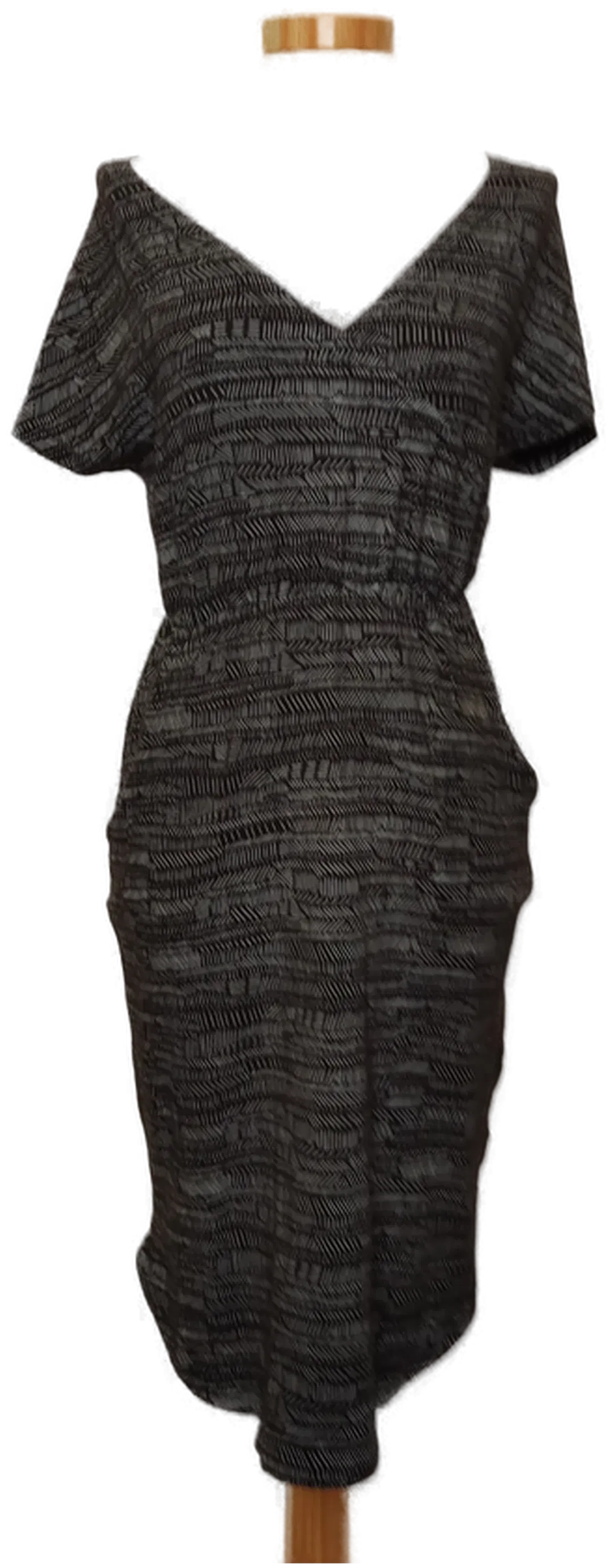 Anukoo Damen Kleid Fairtrade schwarz/weiß Gr. XS - Bild 1