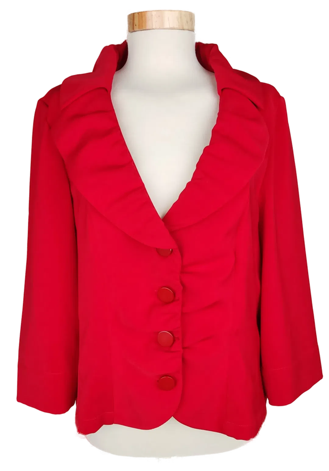 Ashley Brooke Damen Blusenblazer rot - M/40 - Bild 4