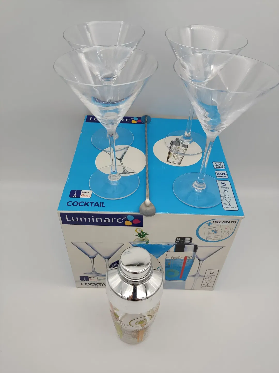 5 teiliges Cocktailset aus Glas - Bild 1