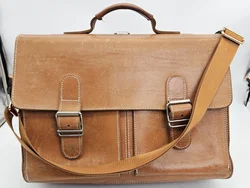 McNeill Vintage Leder Aktentasche - hellbraun - Bild 2