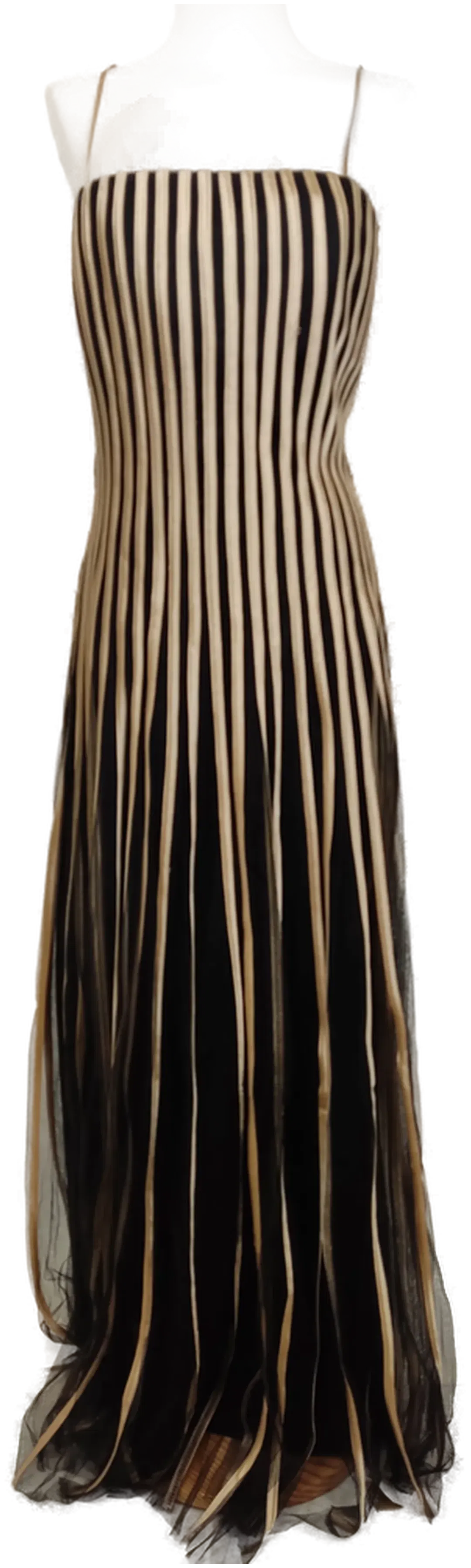 Mariposa Damen Kleid schwarz/gold Gr. 38 - Bild 4