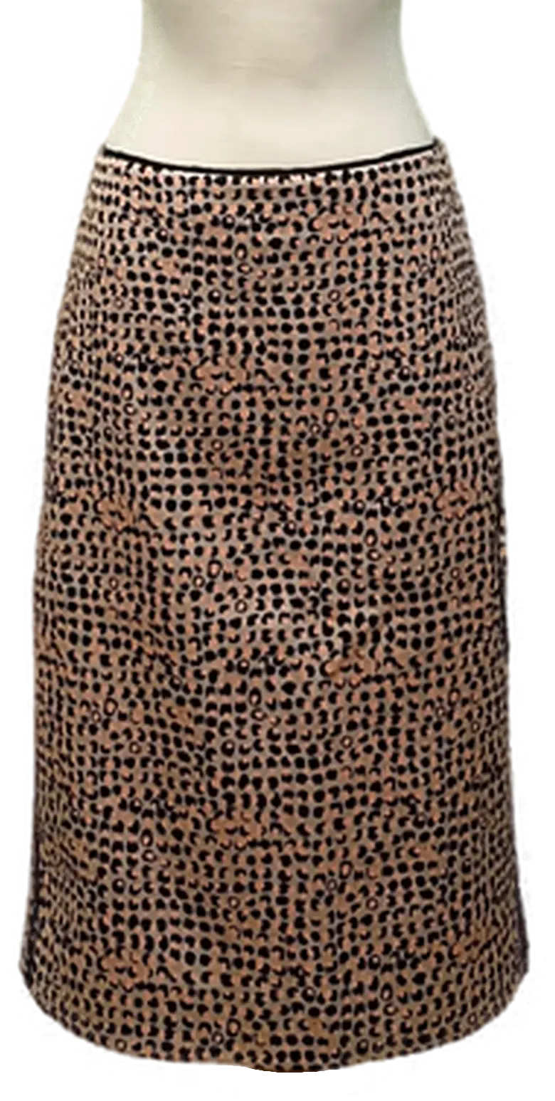 Marc Cain Damen Midirock mehrfarbig gepunktet Gr. XL - Bild 1