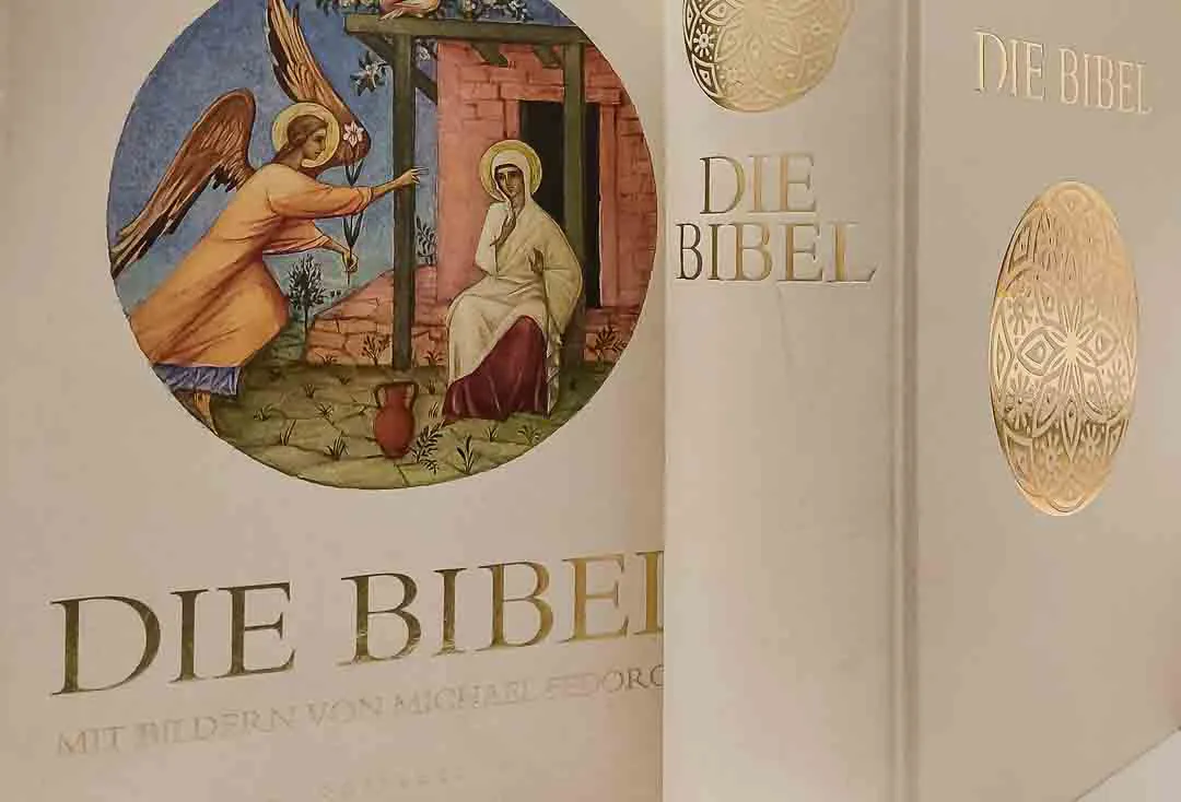 Die Bibel – Mit Bildern von Michael Fedorow – Hardcover im Schuber - Bild 1