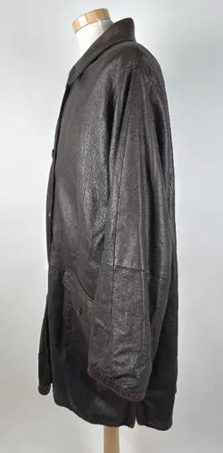 Vintage Bally Damen Ledermantel - Gr. 46 - Bild 3