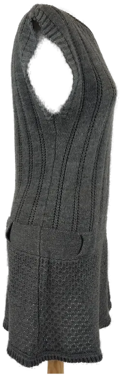 Me&Me Damenstrickkleid grau - XL/42 - Bild 3