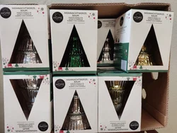 Weihnachtliche Kerzen im Glas bzw. in Blechdose (eine Palette) - Bild 2