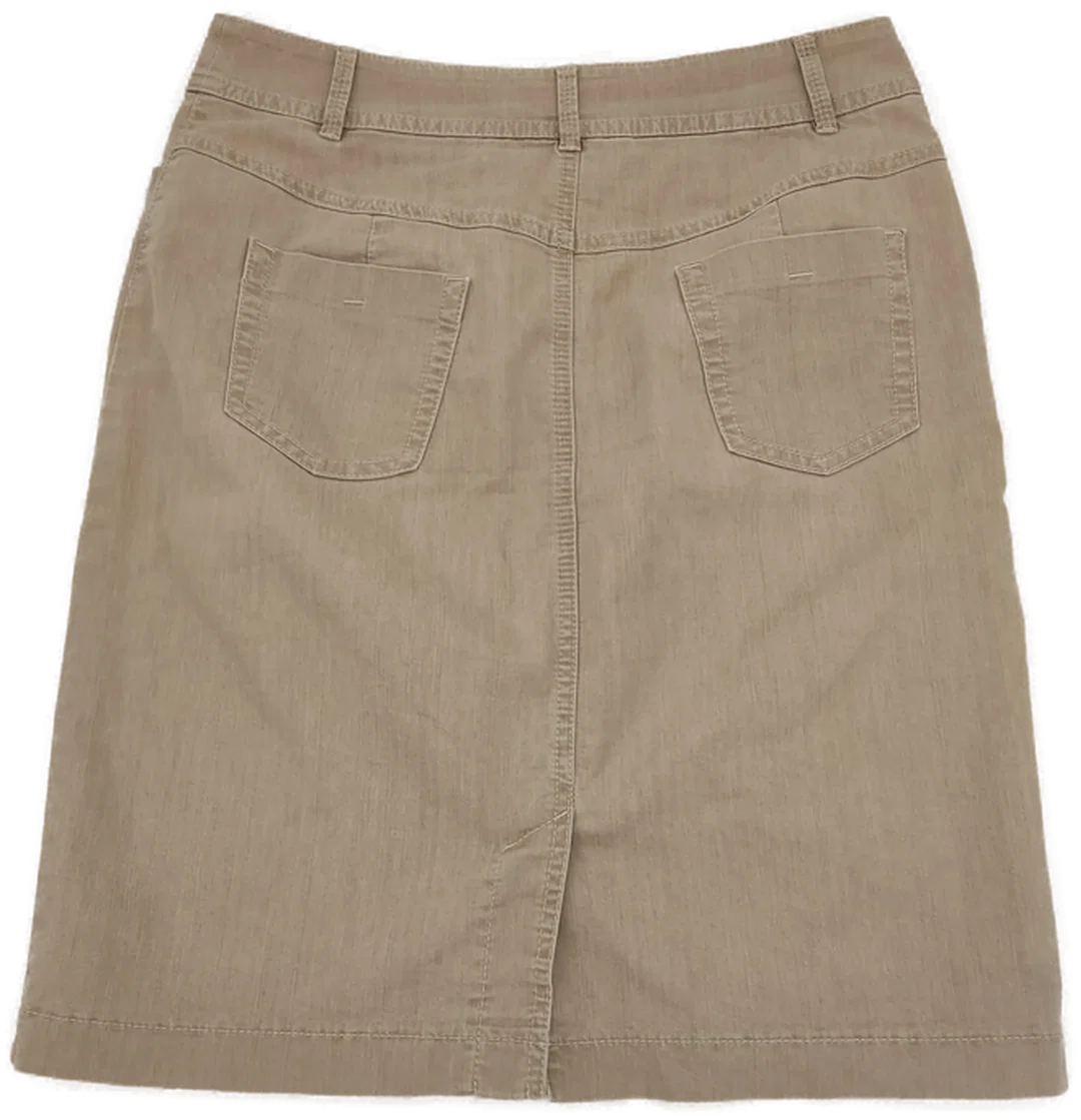 Gerry Weber Damen Jeans Rock Beige Gr. 38 – Bild 2