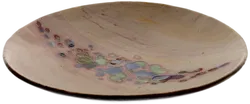 Handgefertigter Keramik-Krug & Teller – Pastellfarben mit abstraktem Blüten-/Blasendekor - Bild 3