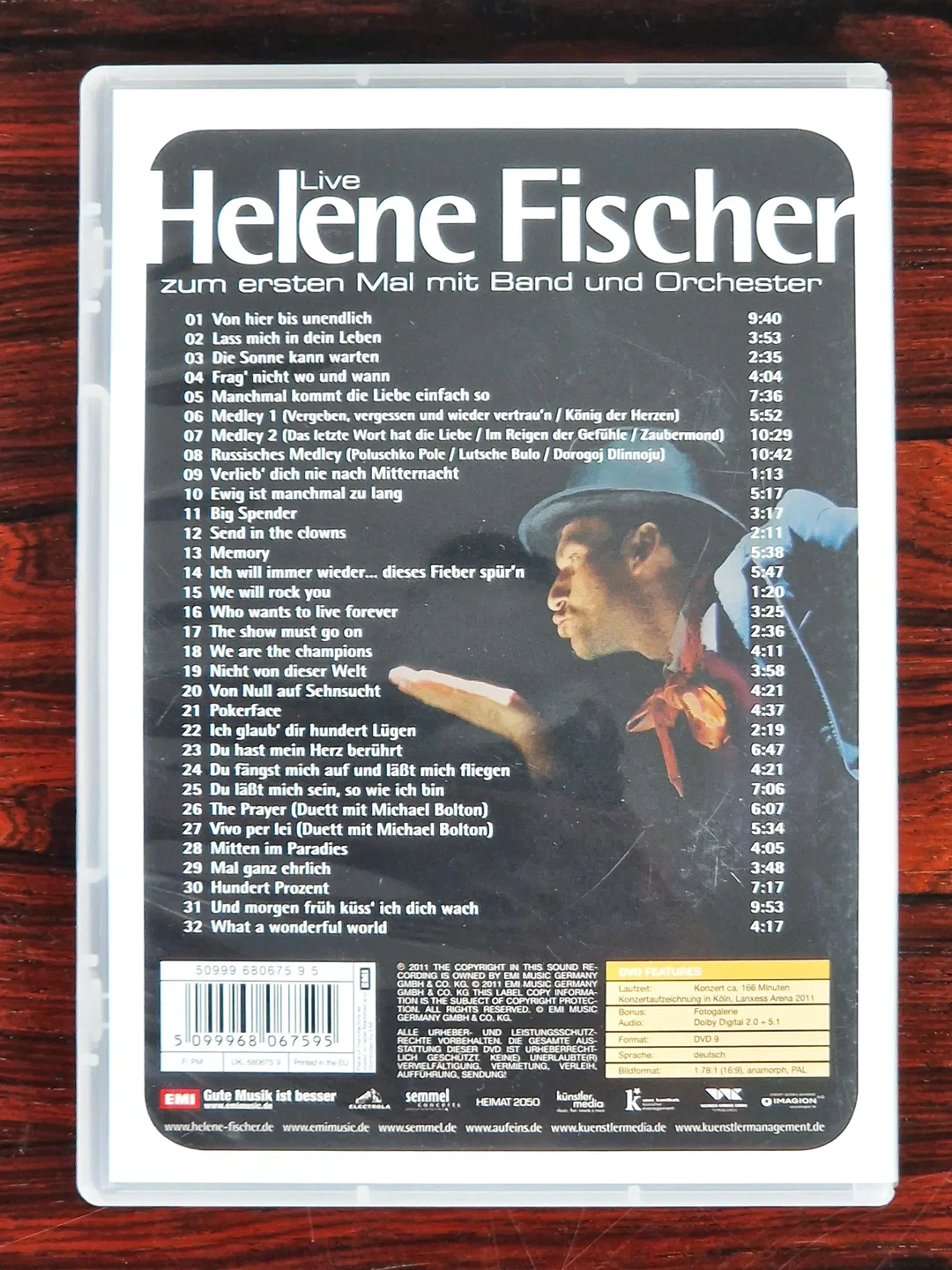 Live - Helene Fischer zum ersten Mal mit Band und Orchester - Film - DVD – Bild 2