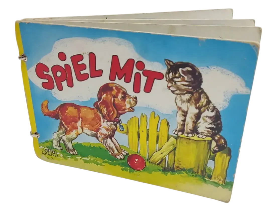 Vintage Bilderbuch Ringbuch - Spiel mit - Otto Moravec Bilder Buchverlag - Bild 1