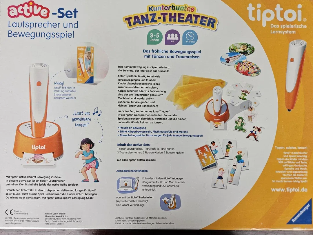 Tiptoi active Set- Kunterbuntes TANZ - THEATER - Ravensburger – Bild 3