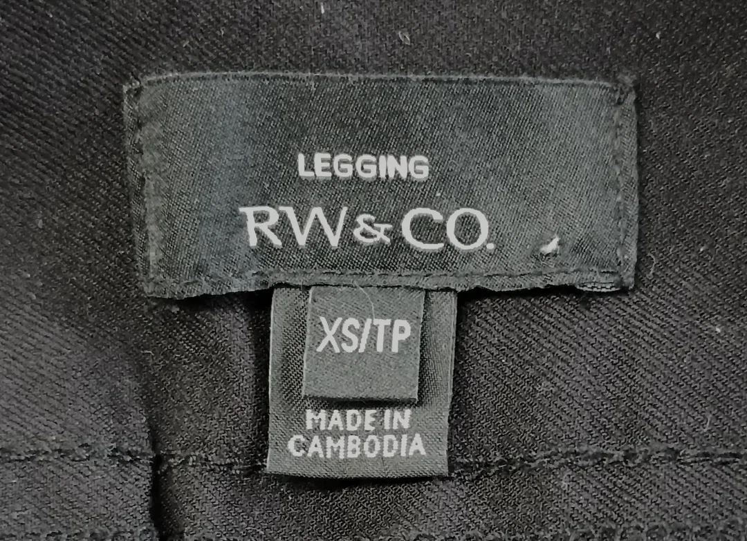 RW & CO Damen Leggins schwarz Gr. XS – Bild 3