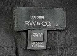 RW & CO Damen Leggins schwarz Gr. XS - Bild 3