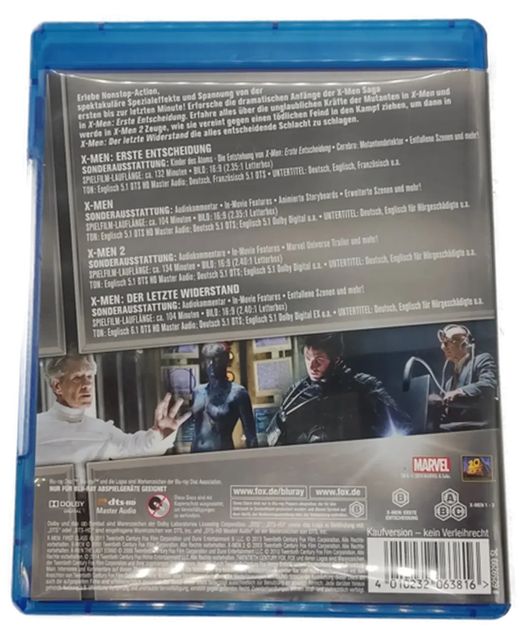 Blu-ray 4 Disc's X-Men Collection – Bild 3