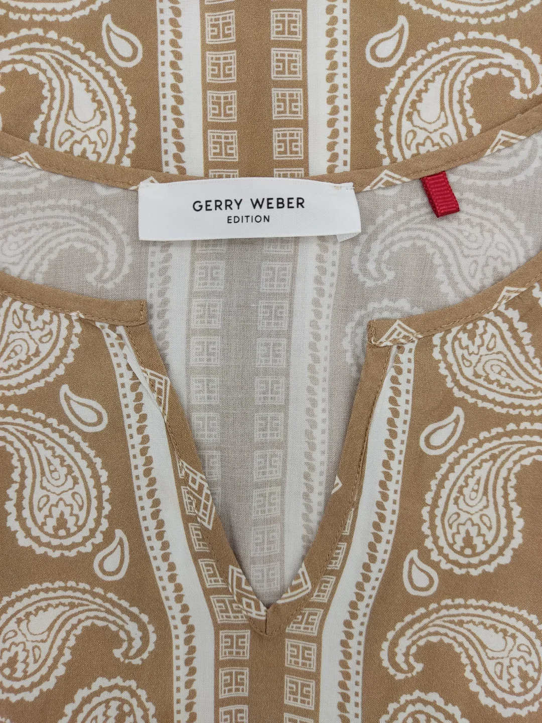 Gerry Weber Damen Bluse beige Gr.44 – Bild 3