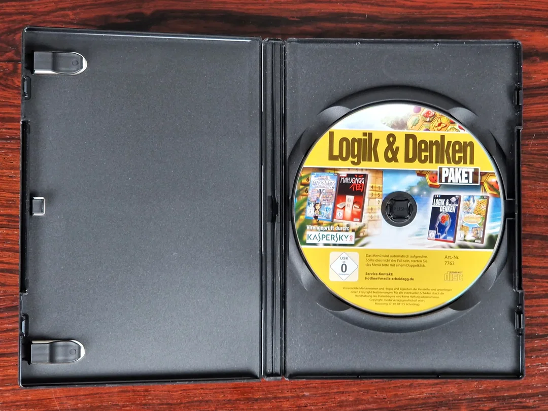 Logik & Denken Paket - 4 Original Vollversionen - PC-Spiel - CD-ROM – Bild 3