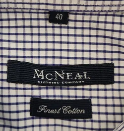 McNeal Herrenhemd blau/weiß Gr. 40 – Vorschau 3