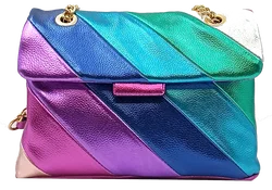 Metallic Regenbogentasche Damen  – Vorschau 2