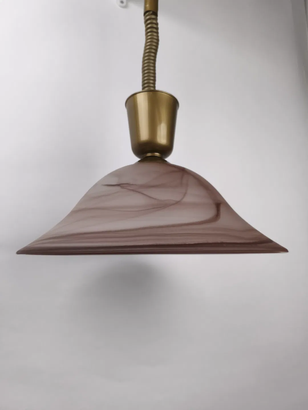 Lampe mit Glasschirm - Bild 1