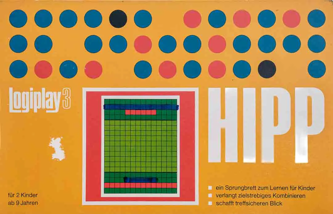 Vintage Brettspiel Logiplay 3 "HIPP" für 2 Kinder ab 9 Jahren – Bild 7
