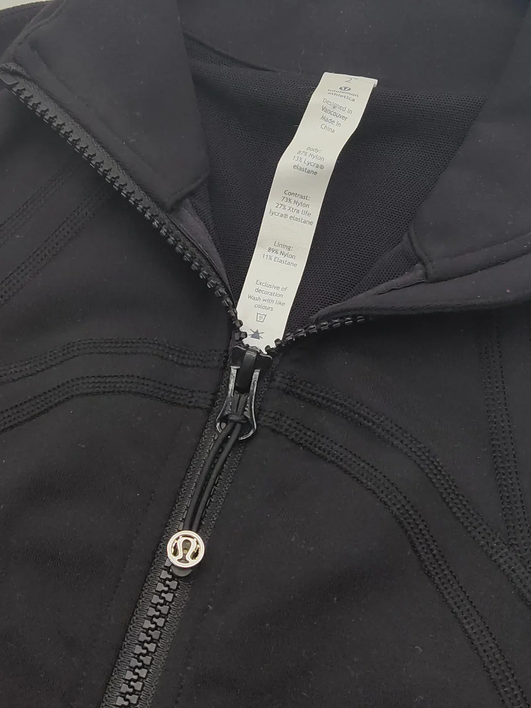 Lululemon Athletica Damen Sportjacke schwarz - Gr. XXS – Bild 4