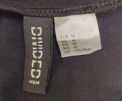 Divided H&M Damen Maxikleid mit Fransen schwarz Gr. M - Bild 4