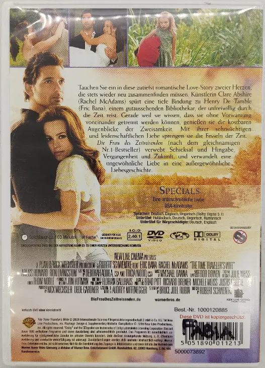 DVD "Die Frau des Zeitreisenden" mit Rachel McAdams und Eric Bana – Bild 2