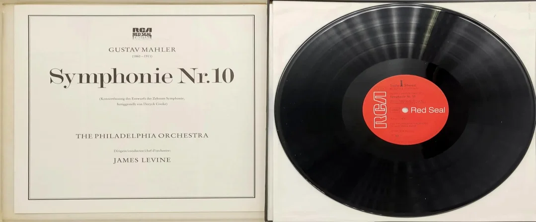 Langspielplatte Mahler: Symphonie Nr. 10 - Levine Conducts Mahler  (Philadelphia Orchestra) – Bild 2