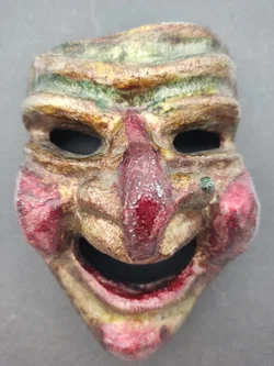 Kleine Metallmaske Wanddeko | Ethno-Charme - Bild 2