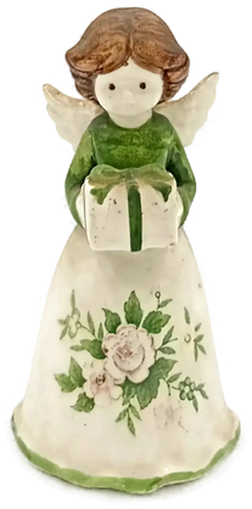 Weihnachtsglocke Engel gemustert - Bild 1