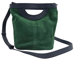 Max V. Koenig Damen Handtasche, grün/marine - Höhe ca. 22 cm  - Bild 2