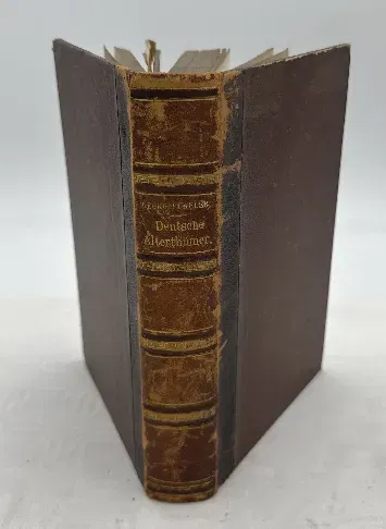 Antikes Buch - Handbuch Deutscher Alterthümer - Bild 1