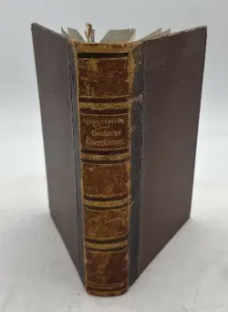 Antikes Buch - Handbuch Deutscher Alterthümer - Bild 1