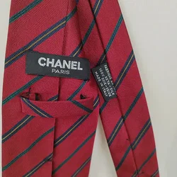Chanel Seidenkrawatte Gestreift | Zeitloser Chic - Bild 2