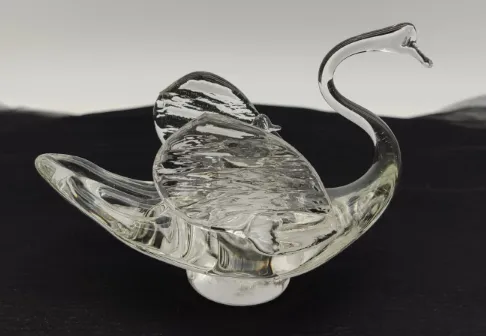 Schwan Figur aus Glas – Bild 3