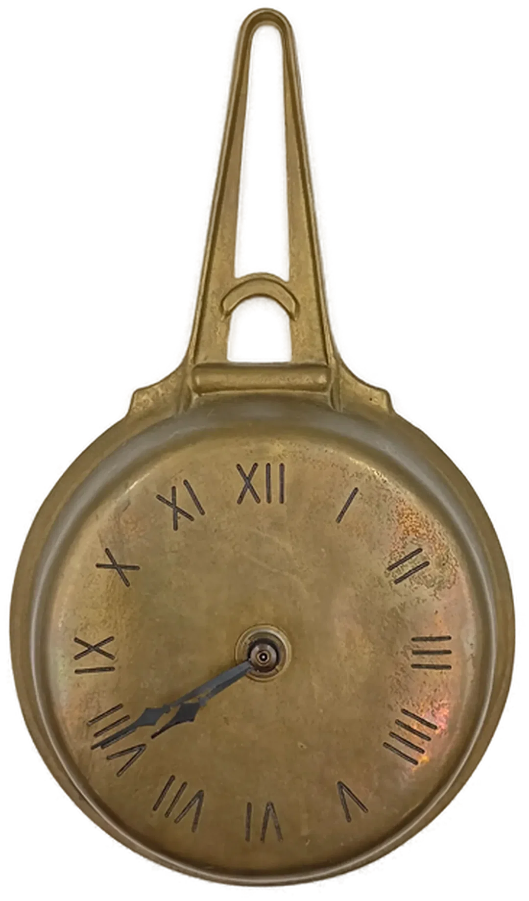 Antik-Stil Wanduhr aus Messing – Bild 1