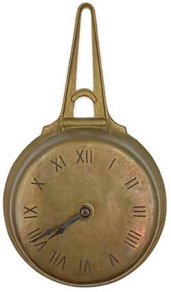 Antik-Stil Wanduhr aus Messing