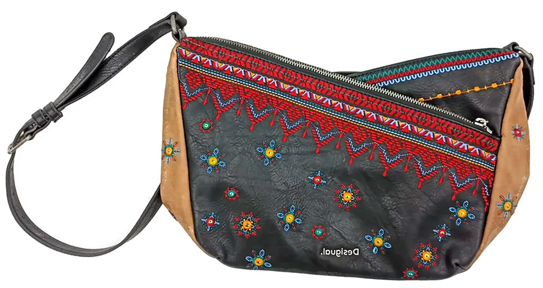 Desigual Lululove Harry Mini Damen Handtasche / Umhängetasche Blumenmuster - Bild 1